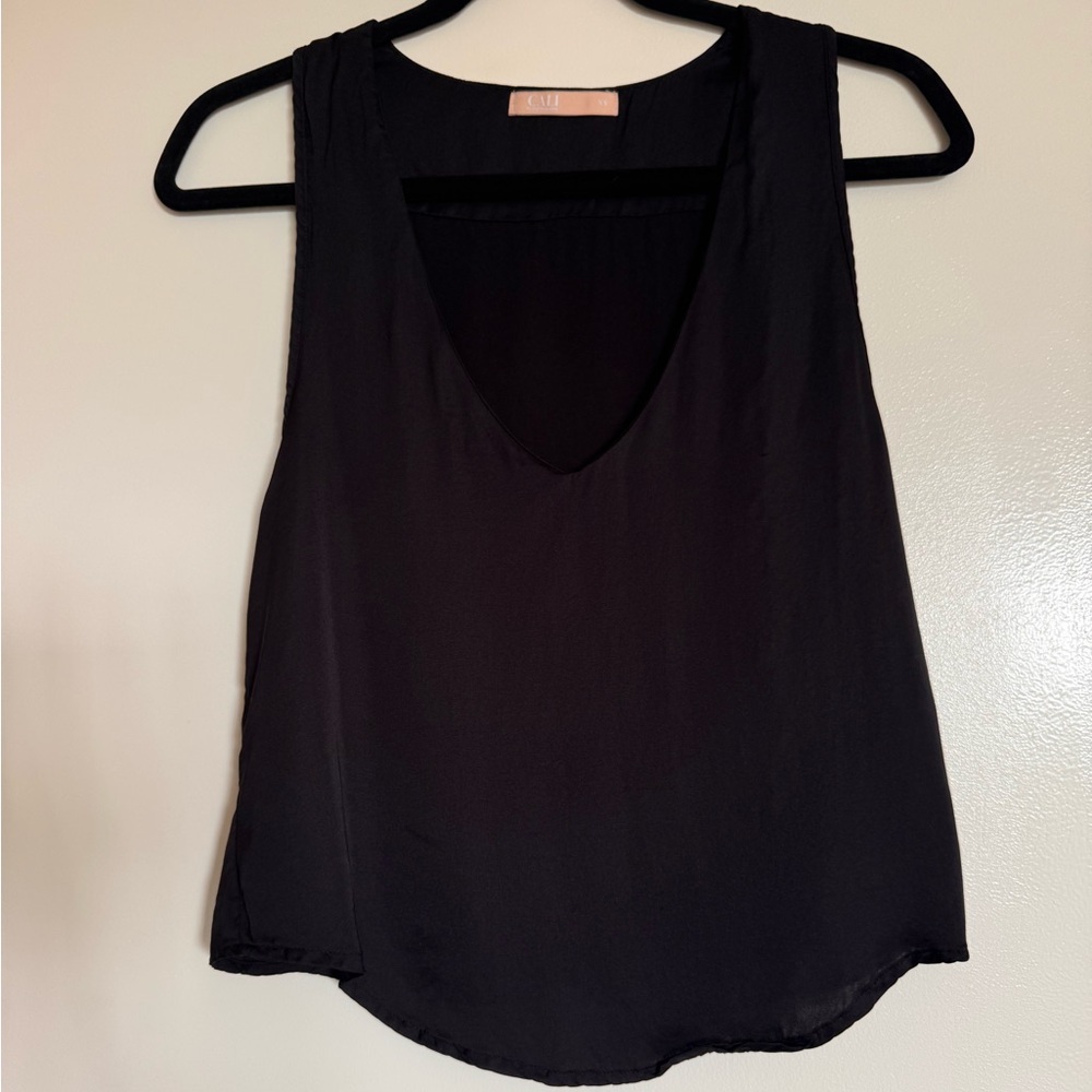 Elegant Black Sleeveless Top